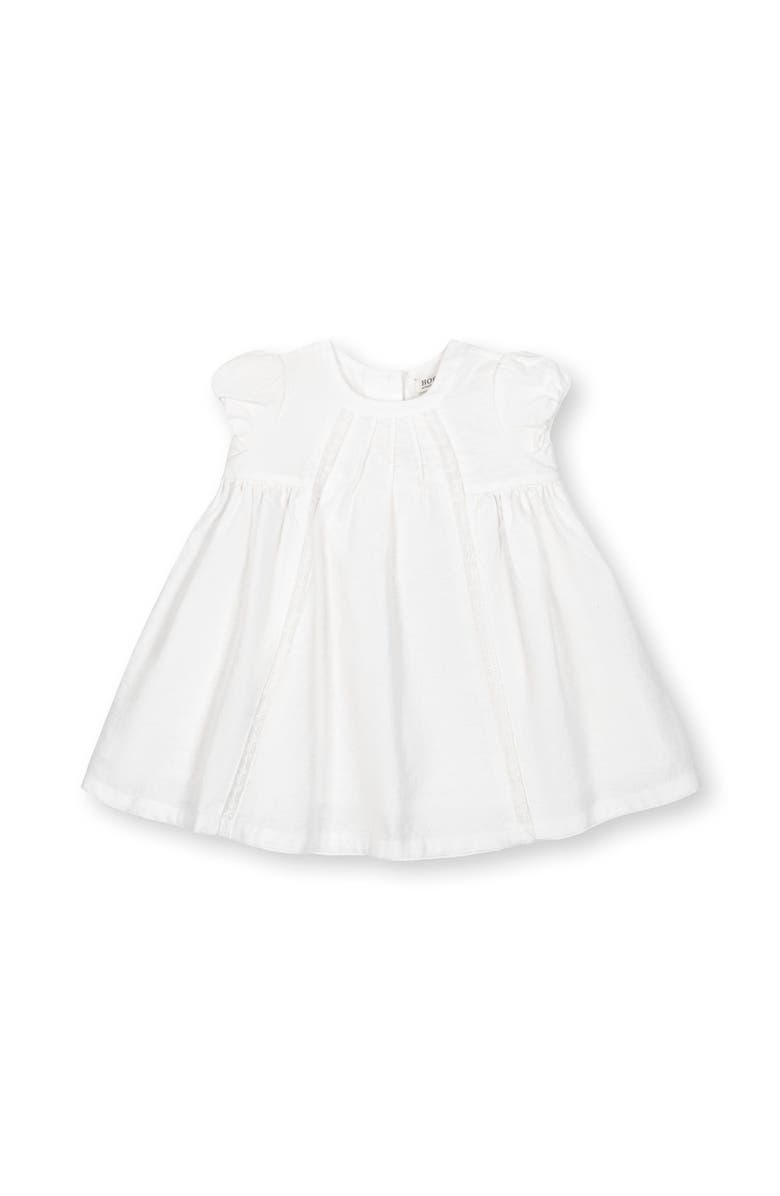 Hope & Henry Baby 3 Piece Special Occasion Linen Dress Set with Gift Box, Infant, Alternate, color, 