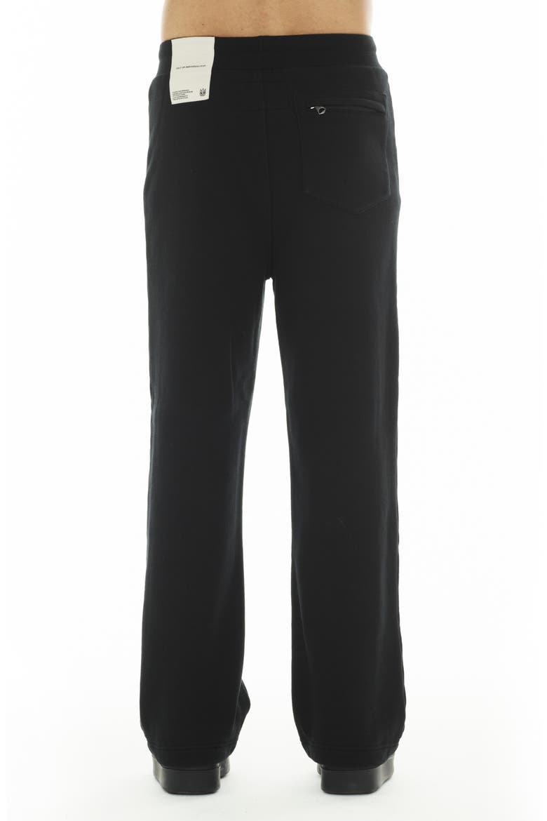 Oversize Cotton Sweatpants, Alternate, color, BLACK