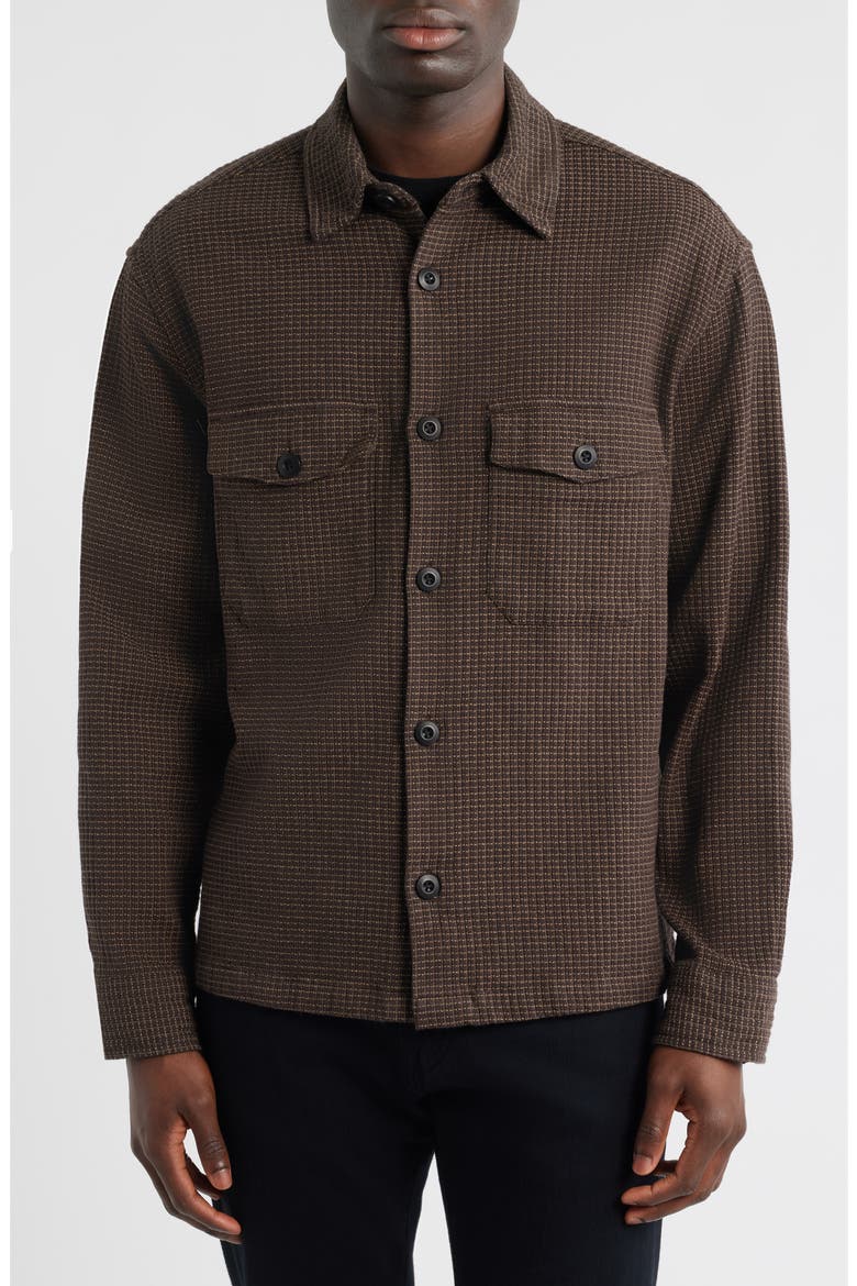 Kanda Relaxed Fit Button-Up Shirt, Alternate, color, BROWN