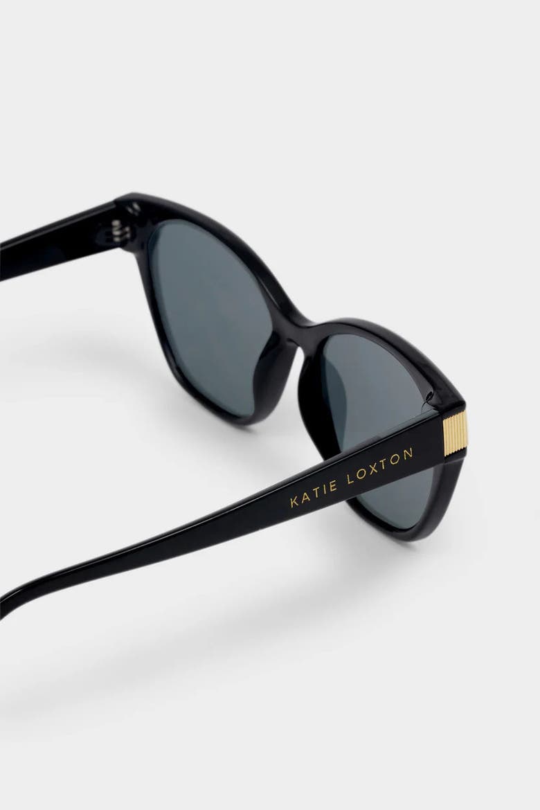 Sydney Cat-Eye Sunglasses in Black, Alternate, color, Black