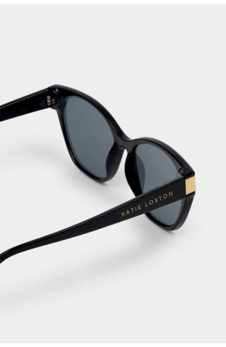 Katie Loxton Sydney Cat-Eye Sunglasses in Black, Alternate, color, Black