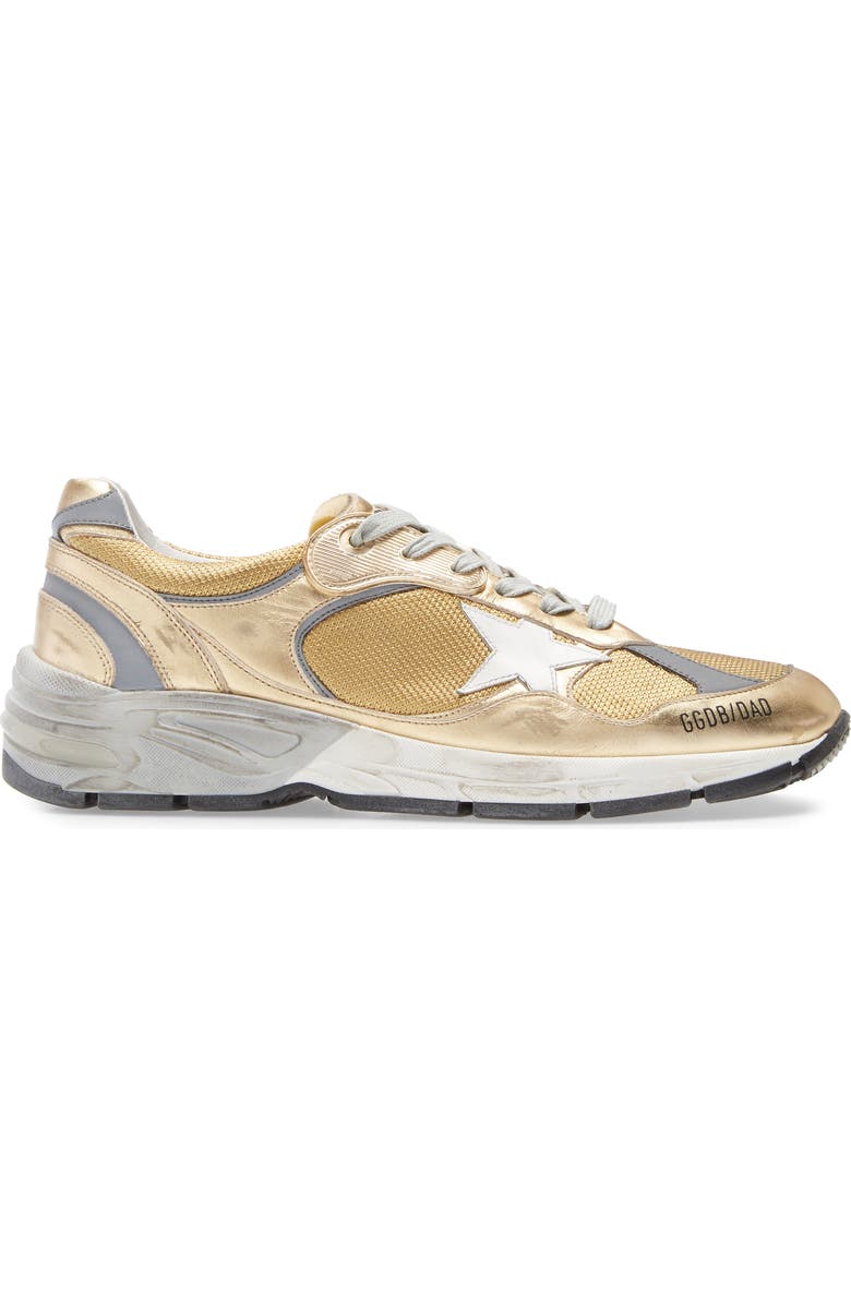 Golden Goose Dad-Star Metallic Sneaker, Alternate, color,