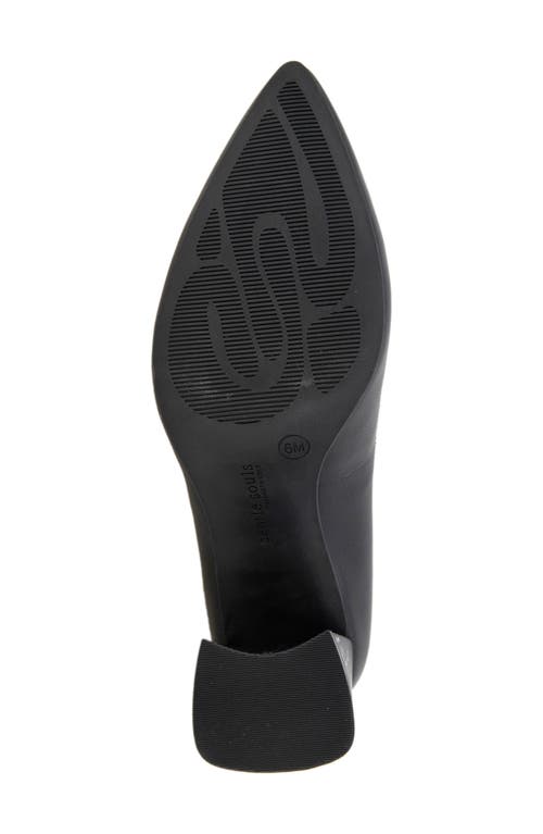 Gentle Souls Dionne Pointed Toe Pump In Black