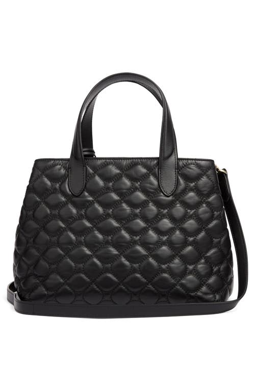 Lk Bennett Juliette Quilted Leather Tote In Black