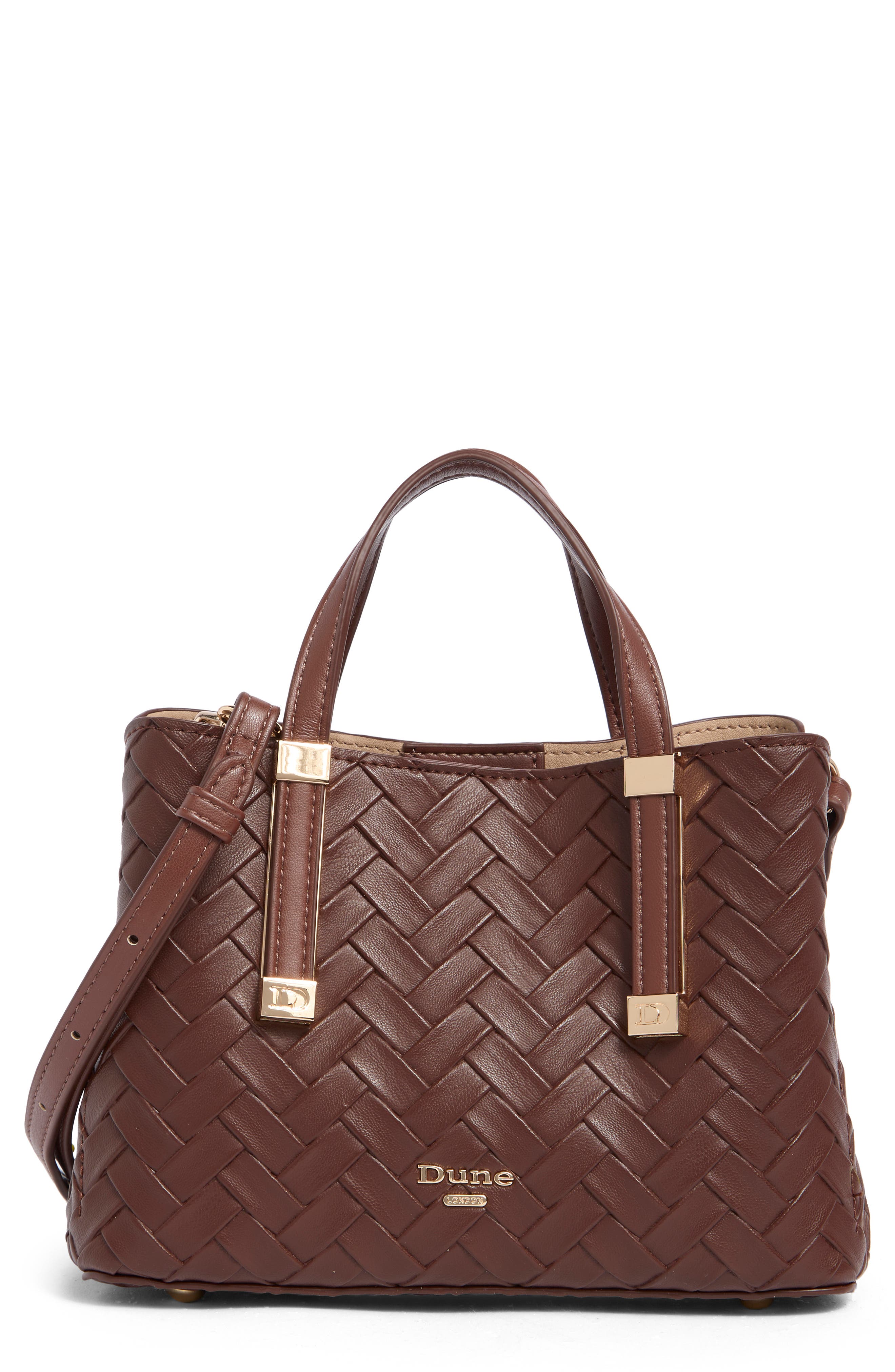 Dinky Dorrie Faux Leather Satchel