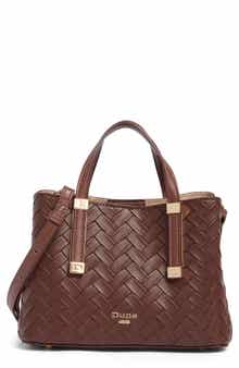 Dinky Dorrie Faux Leather Satchel