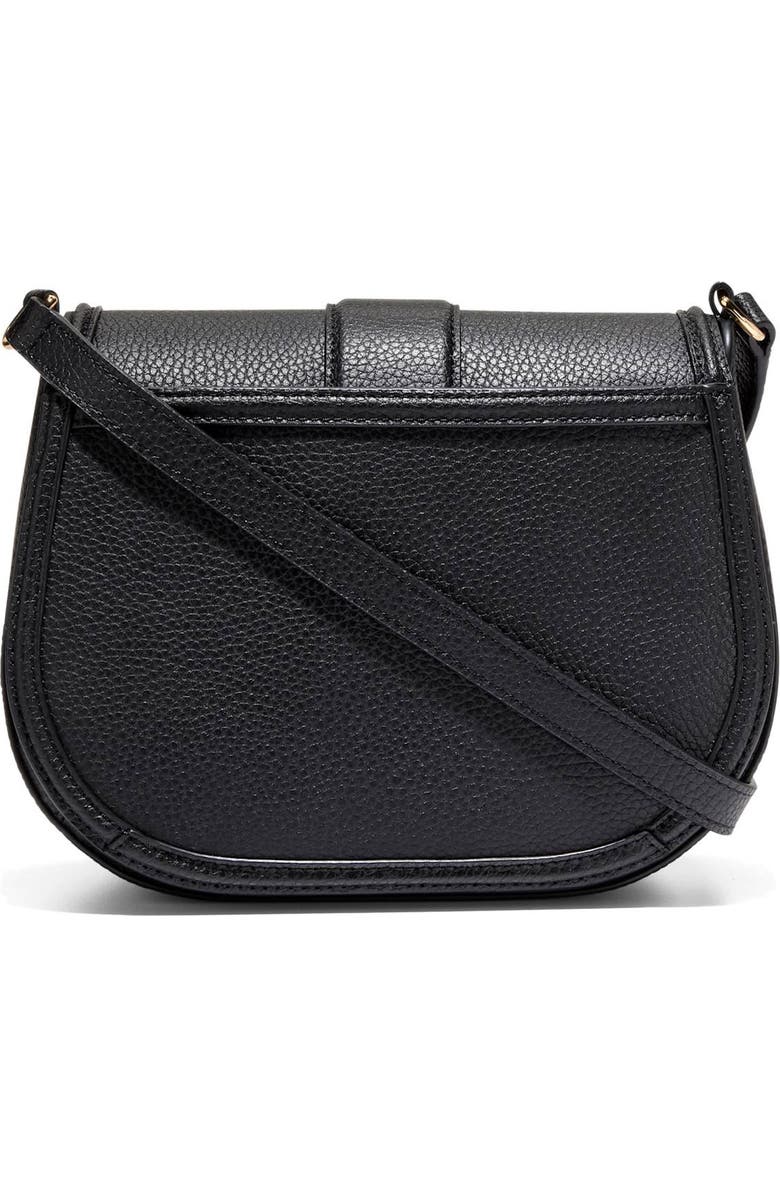 Cole Haan Marina Saddle Crossbody Bag, Alternate, color, Black