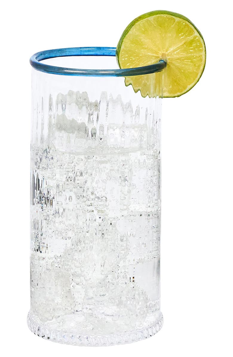 Juliska Nell Highball Glass, Alternate, color, Chambray