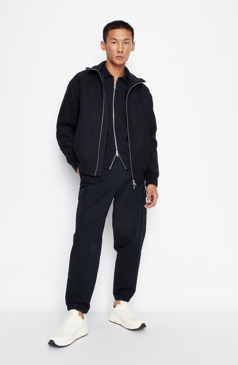 Armani Exchange Zip Front Jacket, Alternate, color, 