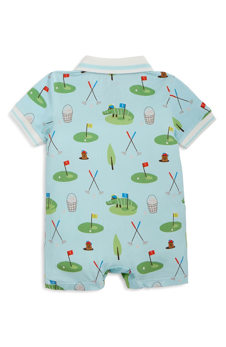 Magnetic Me Gopher It Magnetic Polo Romper, Alternate, color, Gophr