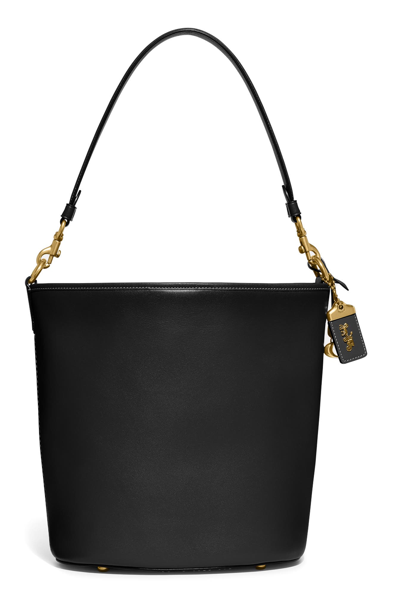 COACH Dakota Glovetanned Leather Bucket Bag, Main, color, 