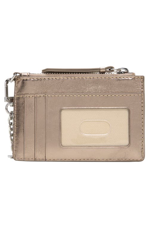 Ted Baker London Sutton Charm Leather Card Case In Brown