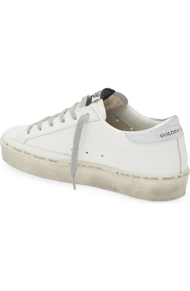 Golden Goose Hi Star Platform Sneaker, Alternate, color, White/ Silver