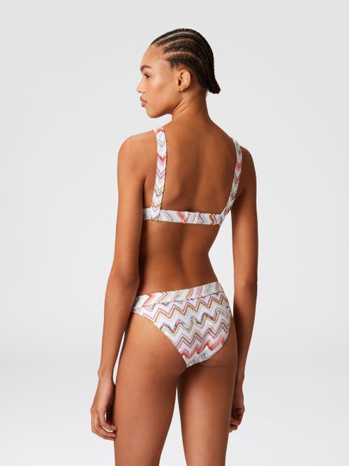 Missoni Zigzag-pattern Bikini In Multicoloured