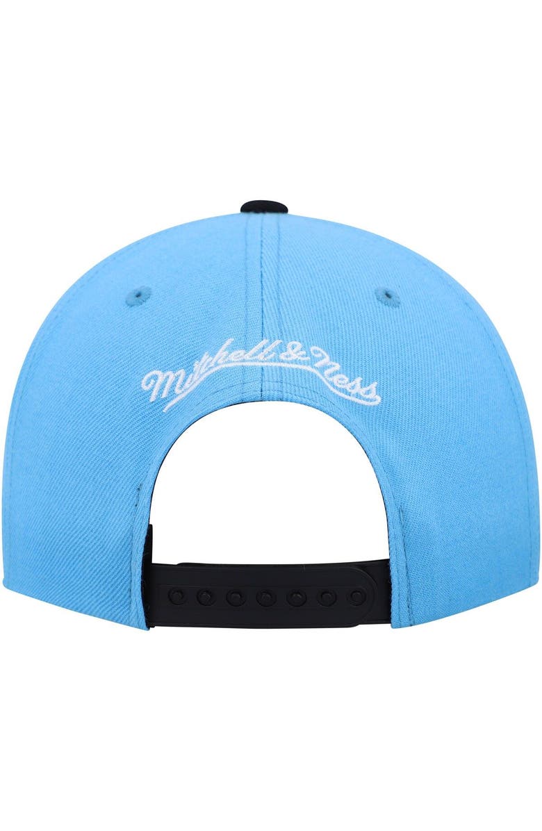 Mitchell & Ness Men's Mitchell & Ness White/Light Blue Chicago Bulls Day One Snapback Hat, Alternate, color,