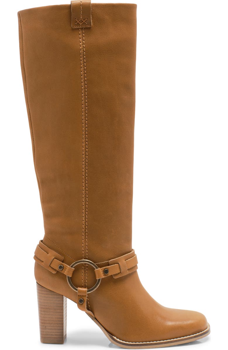 Free People Heidi Harness Tall Boot, Alternate, color, Toffee Leather