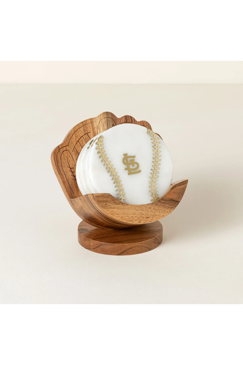 MLB Perfect Catch Coaster Set, Main, color, St. Louis Cardinals