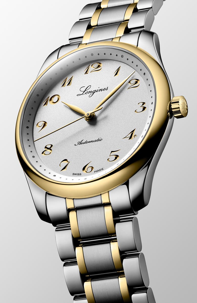 Longines Master Collection Automatic Bracelet Watch, 40mm, Alternate, color, Silver