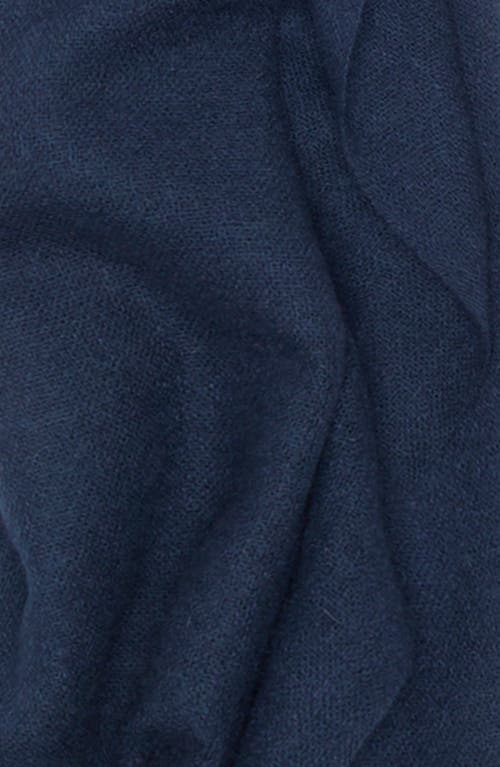 Nordstrom Textured Cashmere Scarf In Blue