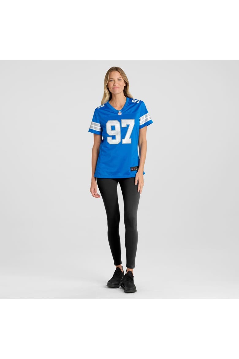Women's Nike Aidan Hutchinson Blue Detroit Lions Game Jersey, Alternate, color, Blue