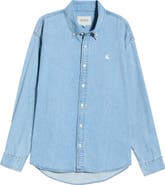 Carhartt Work In Progress Lucas Denim Button-Down Shirt