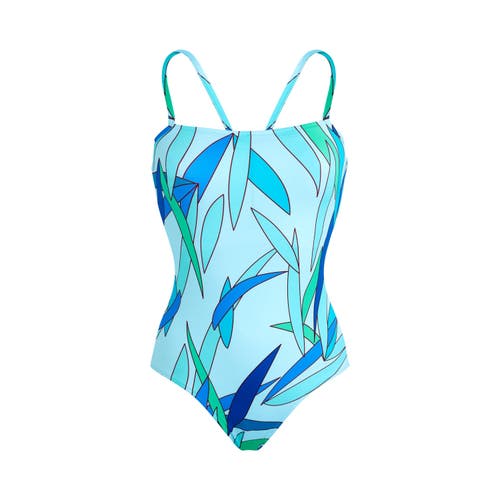 VILEBREQUIN MADRAGUE CROSSED BACK STRAPS ONE-PIECE SWIMSUIT 