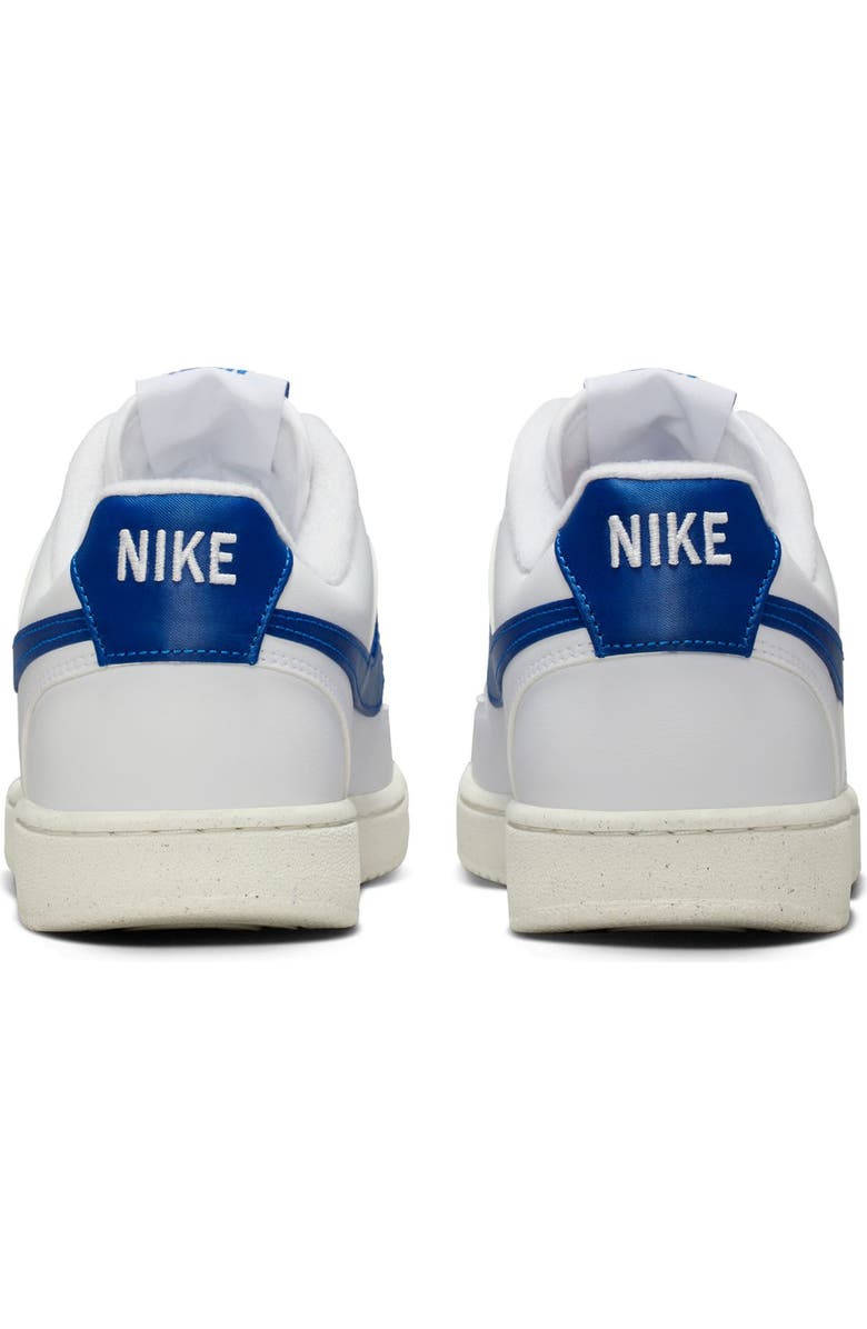 Nike Court Vision Low Sneaker, Alternate, color, White/ Royal/ Sail