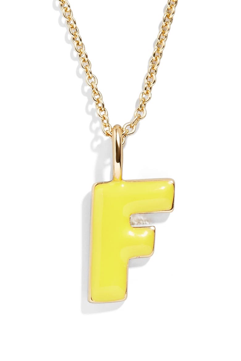 Iliana Initial Pendant Necklace, Main, color, GOLD-F