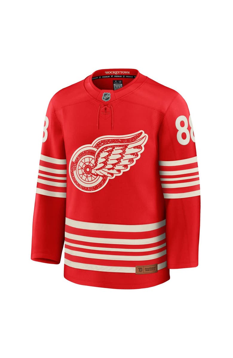FANATICS Men's Fanatics Patrick Kane Red Detroit Red Wings Centennial Premium Player Jersey, Alternate, color, Red
