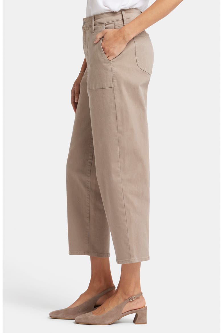 Utility Pocket Relaxed Crop Straight Leg Jeans, Alternate, color, COUNTRY OAK