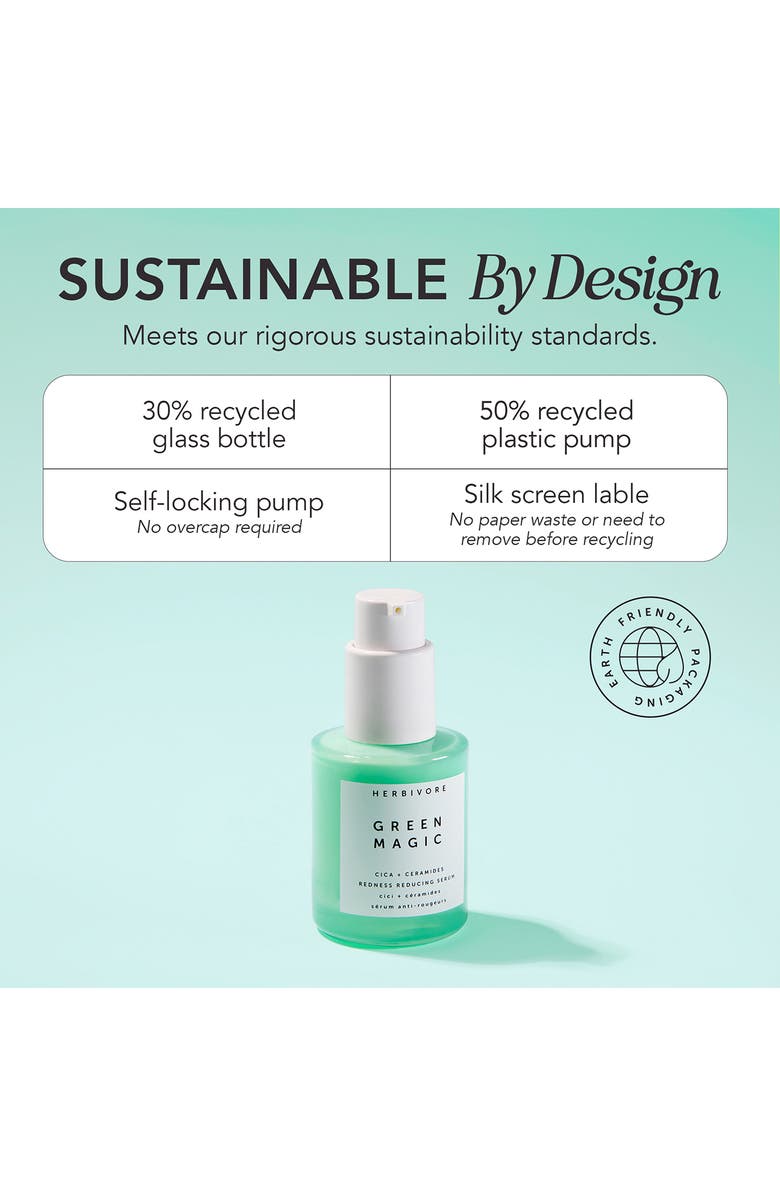 Herbivore Botanicals Green Magic Cica + Ceramides Redness Reducing Serum, Alternate, color,