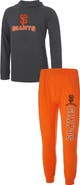 CONCEPTS SPORT Men's Concepts Sport Heather Orange/Heather Charcoal San Francisco Giants Meter Hoodie & Joggers Set