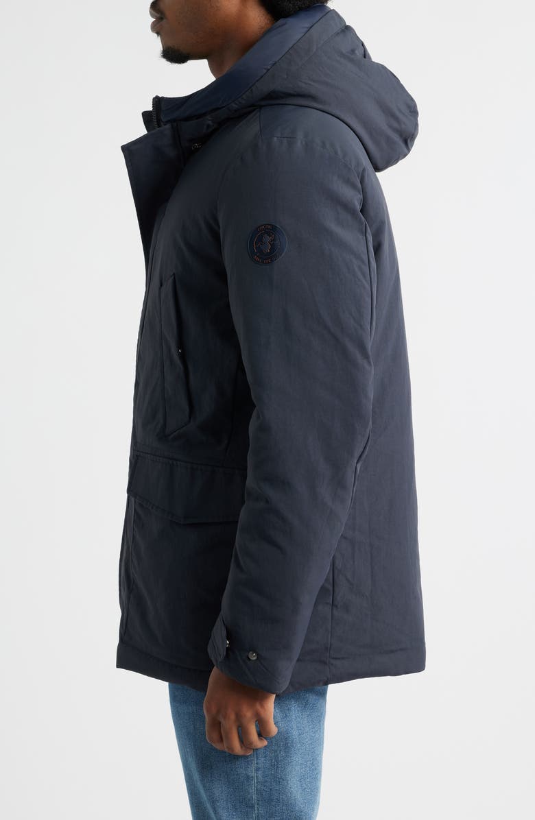 Save The Duck Forest Insulated Parka, Alternate, color, Blue Black