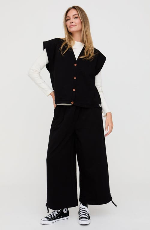 Turtledove London Organic Cotton Kit Trouser In Black
