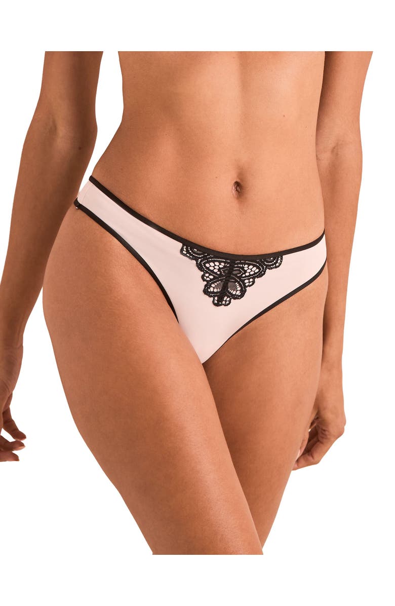 Adore Me Dara Thong Panties, Main, color, Black