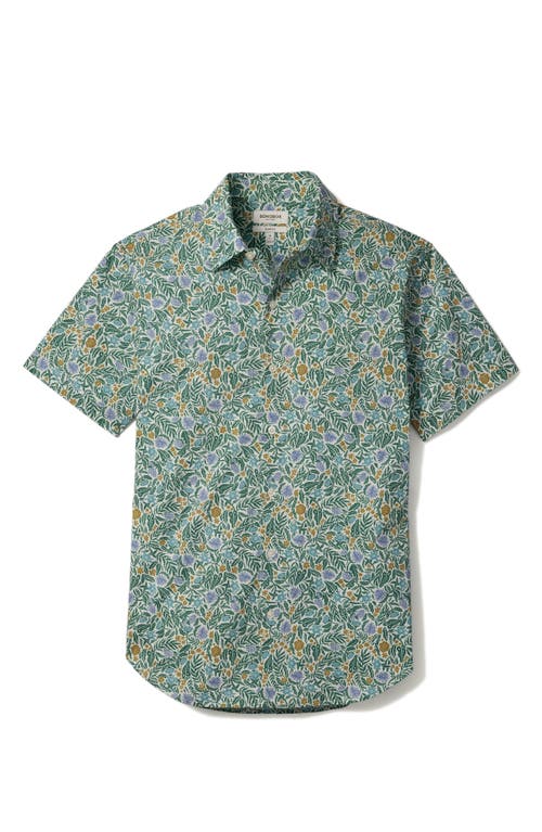 Bonobos Riviera Slim Fit Bouquet Print Short Sleeve Button-up Shirt