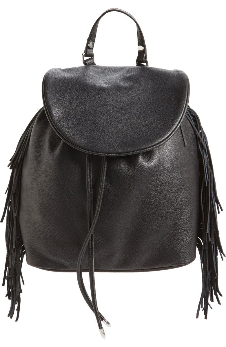 Sam Edelman 'Fifi' Fringe Backpack, Main, color,