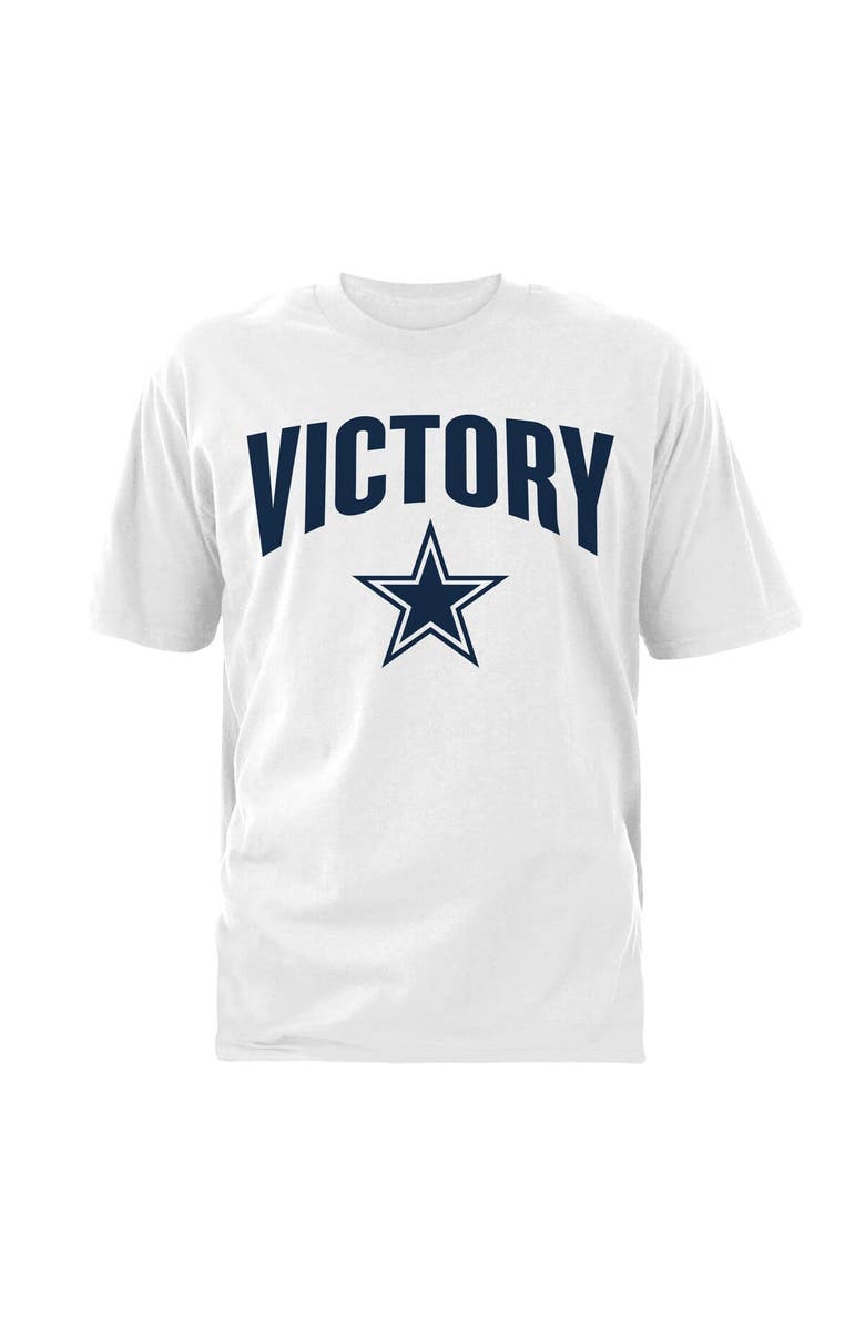 NFL Men's White Dallas Cowboys Victory T-Shirt, Main, color, White