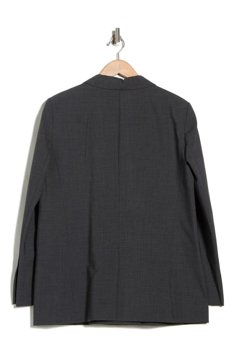 Tabitha Double Breasted Wool Blend Blazer, Alternate, color, DARK CHARCOAL