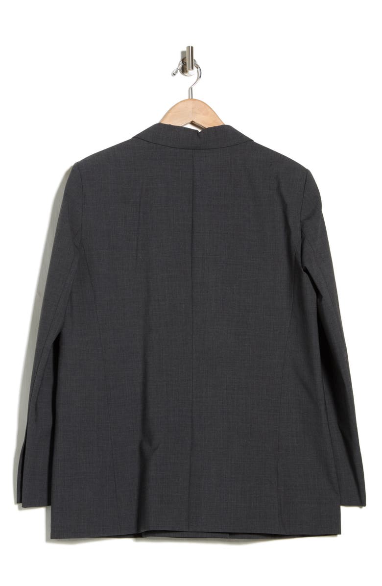 TWP Tabitha Double Breasted Wool Blend Blazer, Alternate, color, Dark Charcoal