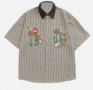 AELFRIC EDEN Plaid Embroidery Shirt