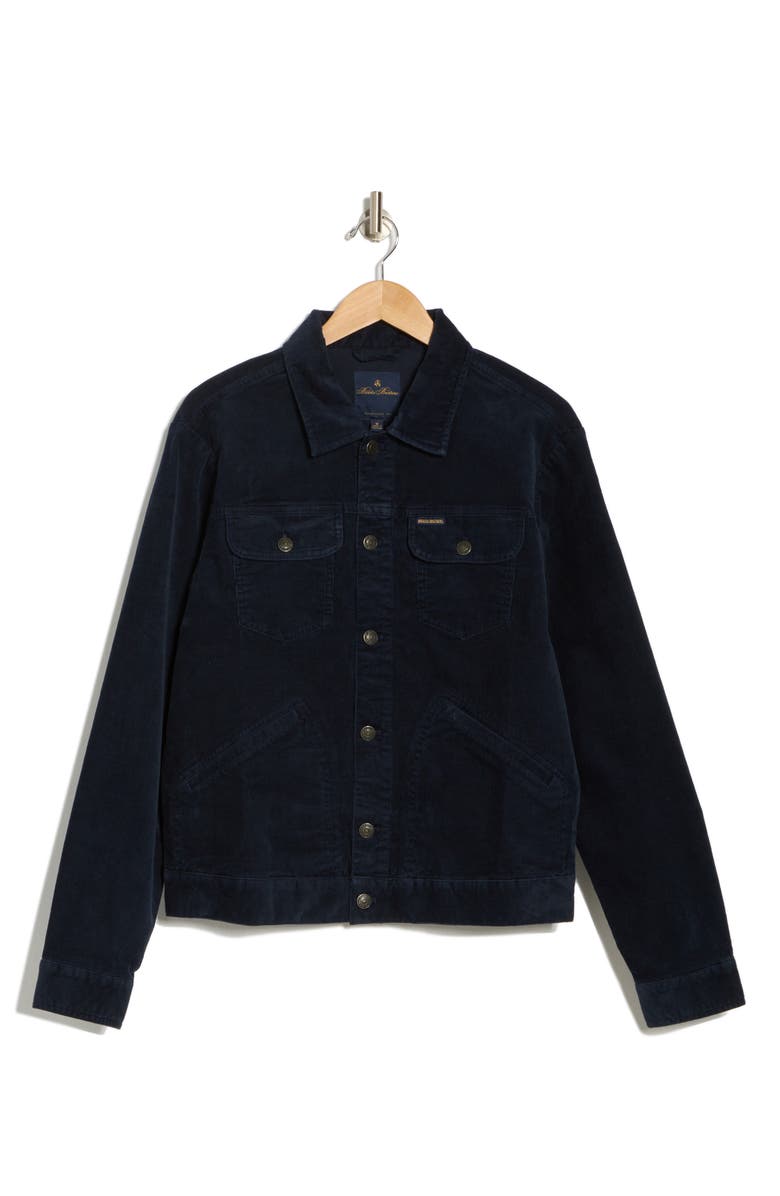 Brooks Brothers Corduroy Trucker Jacket, Alternate, color, 