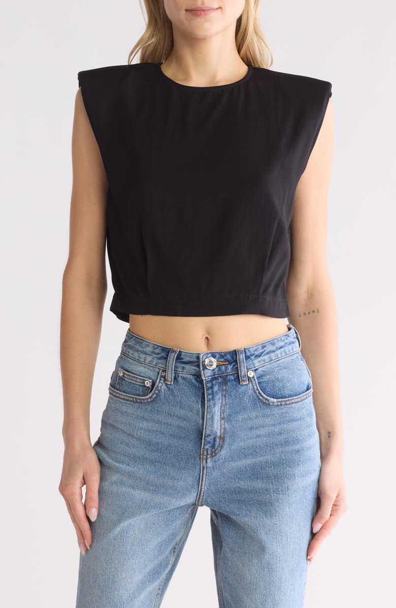 Rebecca Minkoff Pippa Boxy Crop Top, Main, color,