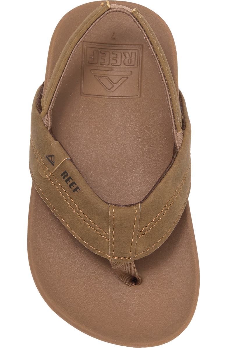Reef Kids' Lil' Cushion Spring Flip Flop Sandal, Alternate, color, Tan