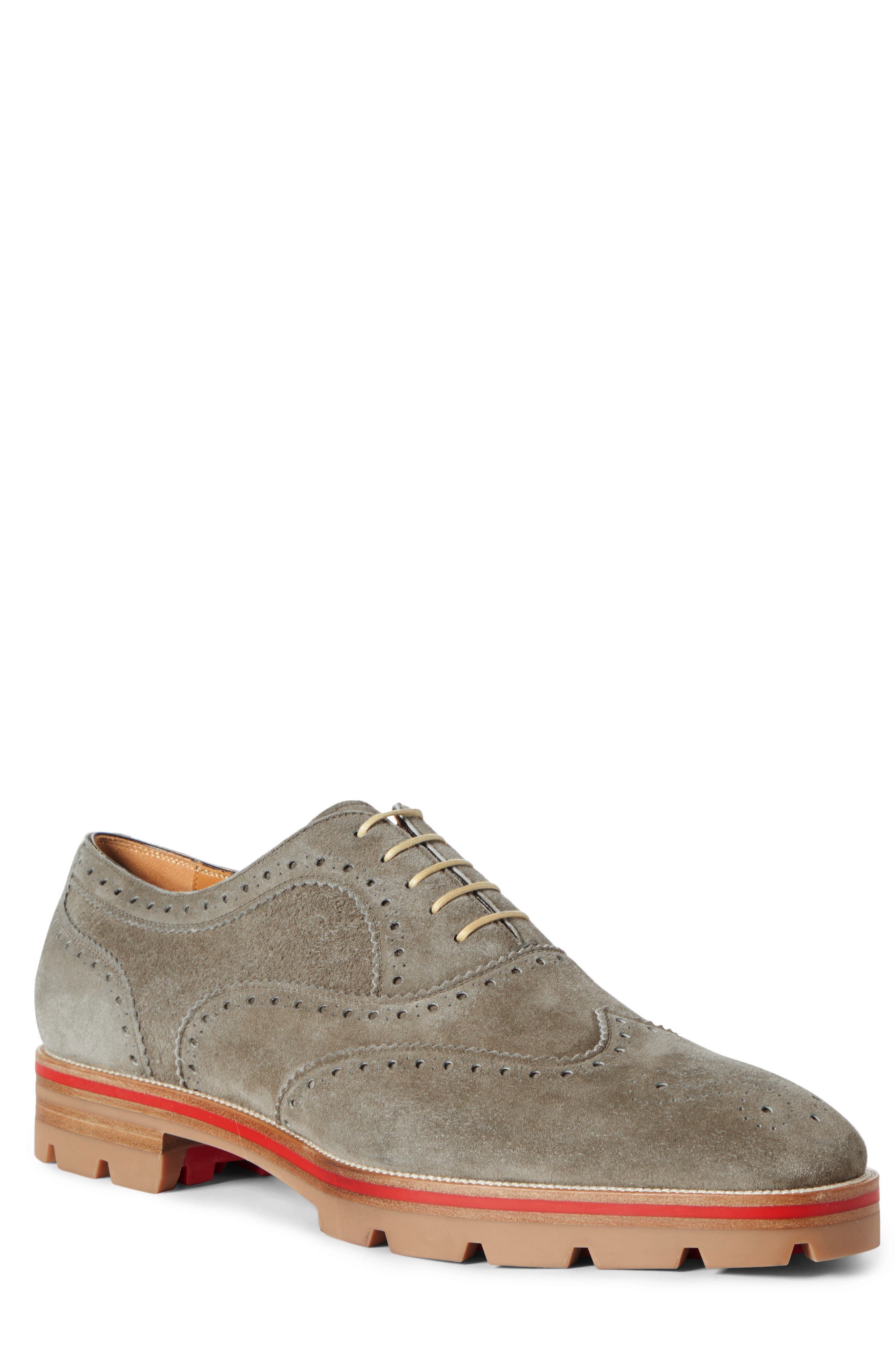 Christian Louboutin Charlie Brogue Wingtip Oxford, Main, color, 