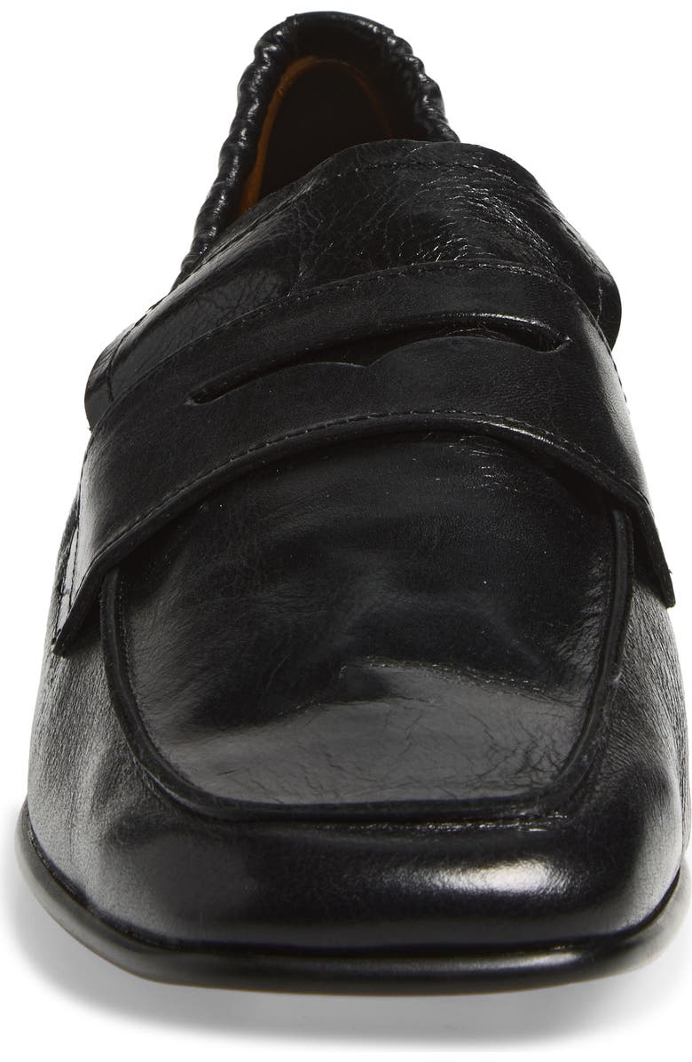 Tony Bianco Gloria Penny Loafer, Alternate, color, Black Vintage