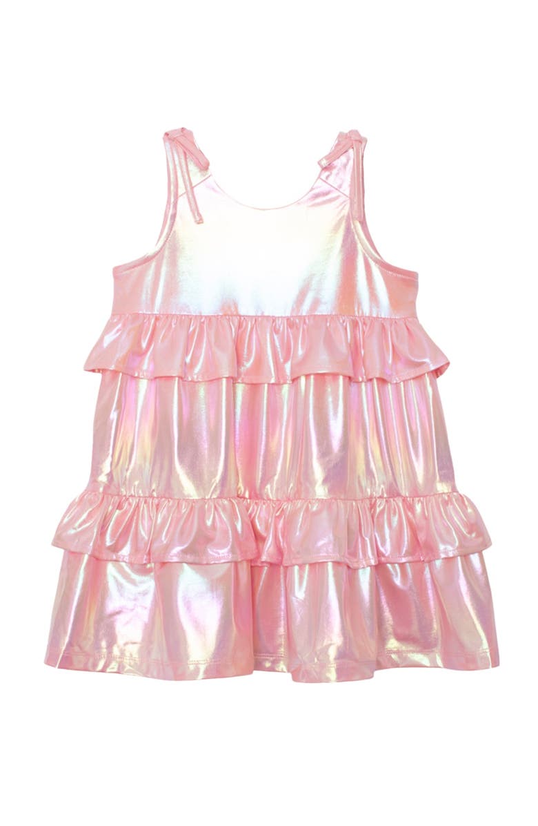 Isobella & Chloe Strawberry Sparkle Sleeveless Dress Pink, Main, color, Pink