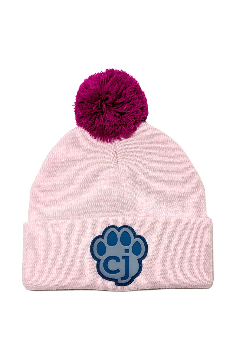 carter joey Magic Beanie Toddler Acrylic Yarn Winter Hat, Main, color, Pink