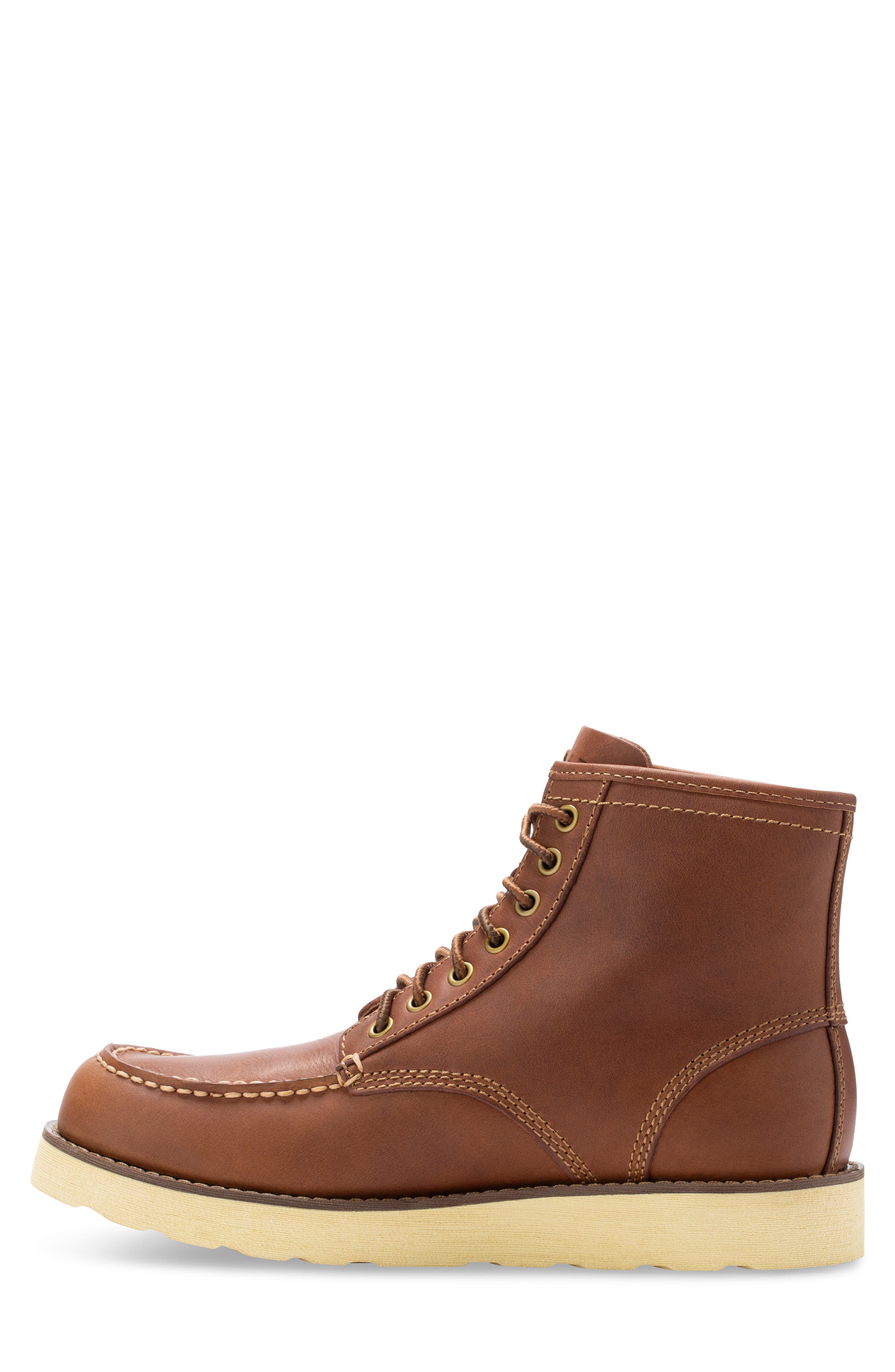 Eastland 'Lumber Up' Moc Toe Boot, Alternate, color, Oak