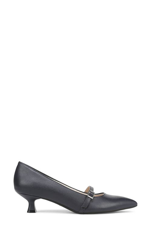 Lifestride Madelyn Mary Jane Pointed Toe Kitten Heel Pump